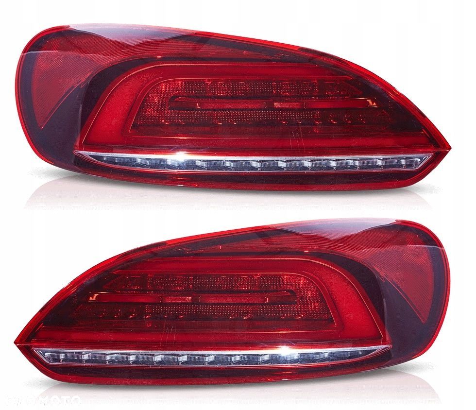 Lampy tyl ne kpl L+R Vland Full Led Tuning Red VW Scirocco 1k8 2008-2014 - 3