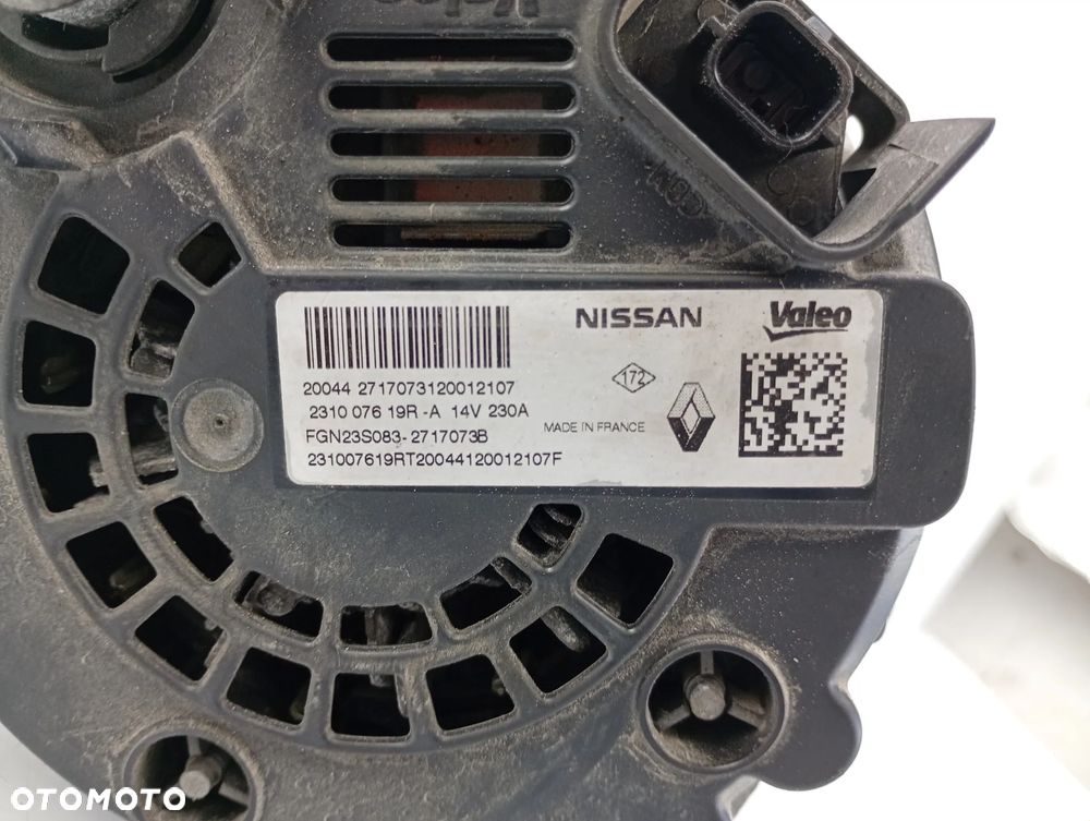 alternator 14V 230A renault master III lift movano b lift nv400 2.3 dci 2021r 231007619R - 6