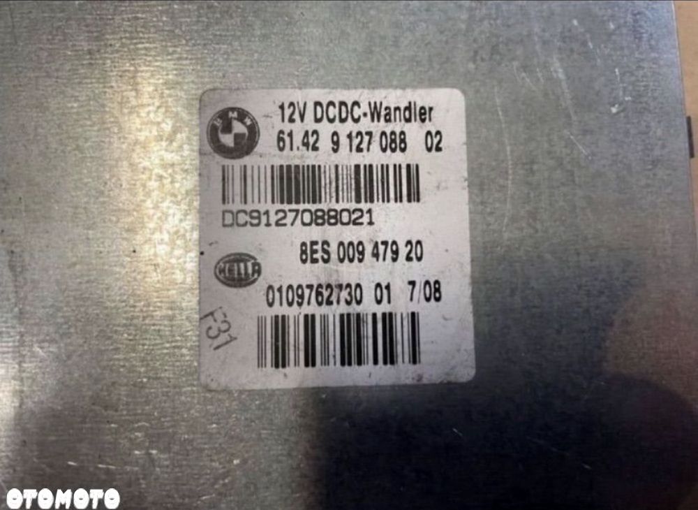 9127088 moduł napięcia dcdc Bmw 3 e90 e91 e92 5 e60 e61 - 2