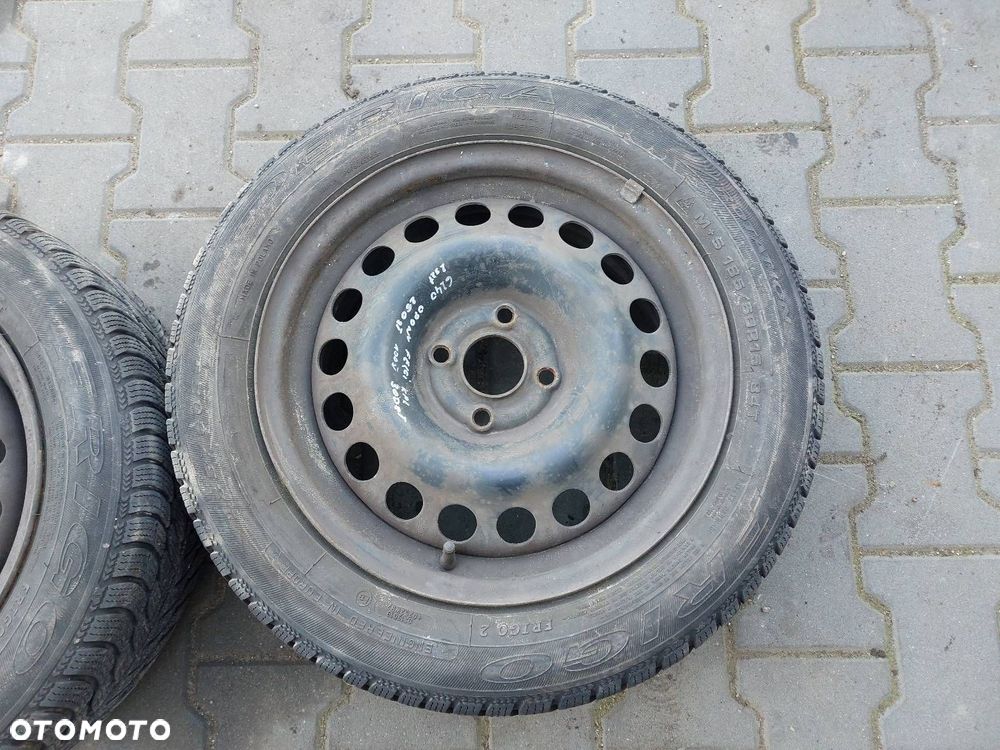 KOŁA FELGI OPONY ZIMOWE 2 SZTUKI 4x100 6Jx15 FI56,6 185/60R15 OPEL - 3