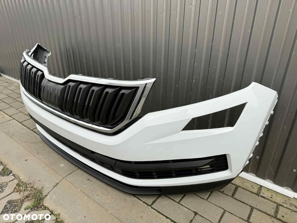 Skoda Kodiaq I Zderzak Przód Przedni Kompletny grill LS9R 4xPDC 2016-2021r. - 3