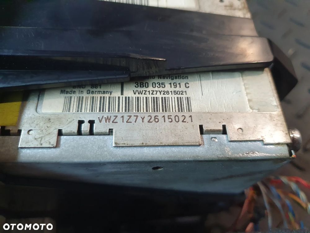 RADIO NAVIGACJA  VW PASSAT B5 3B0035191C 97-01 VW BORA GOLF IV - 3
