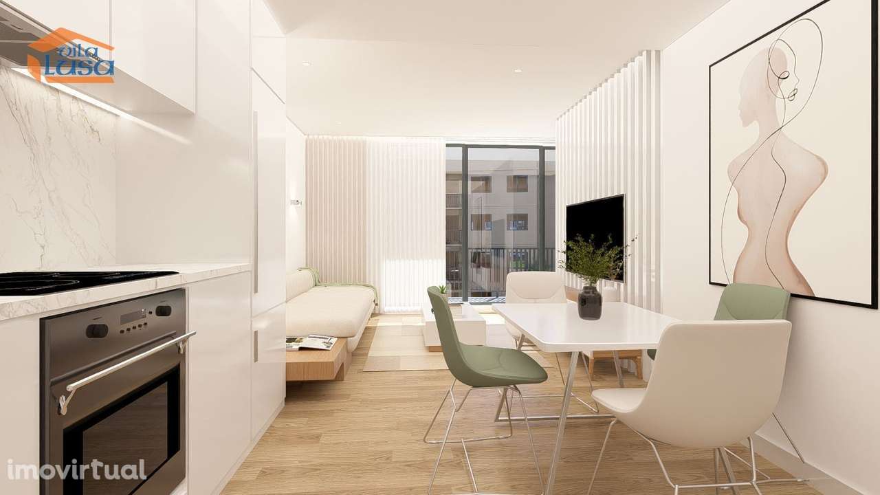 Armação de Pera T0 Novo varanda garagem e piscina na cobertura - Grande imagem: 2/23