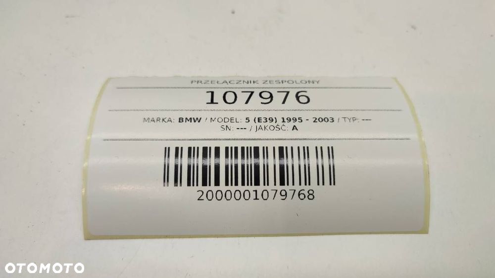 PRZEŁĄCZNIK ZESPOLONY BMW E39 1998 EUROPA - 5