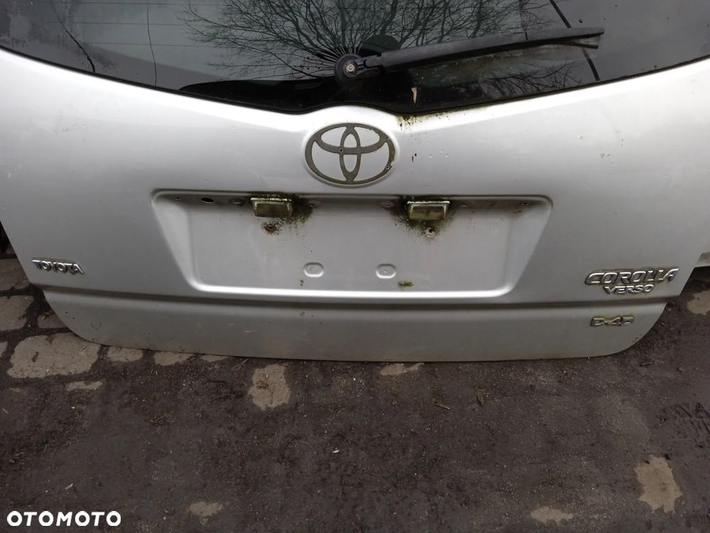 KLAPA TYLNA TOYOTA COROLLA VERSO 04-09 ZAMEK STOP MECHANIZM WYCIERACZKI BEZ SZYBY - 3