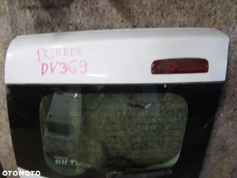 DACIA DOKKER DRZWI LEWE TYL SKRZYDLO BIALE DV369 SZYBA CZESCI ROZNE PYTAC - 7