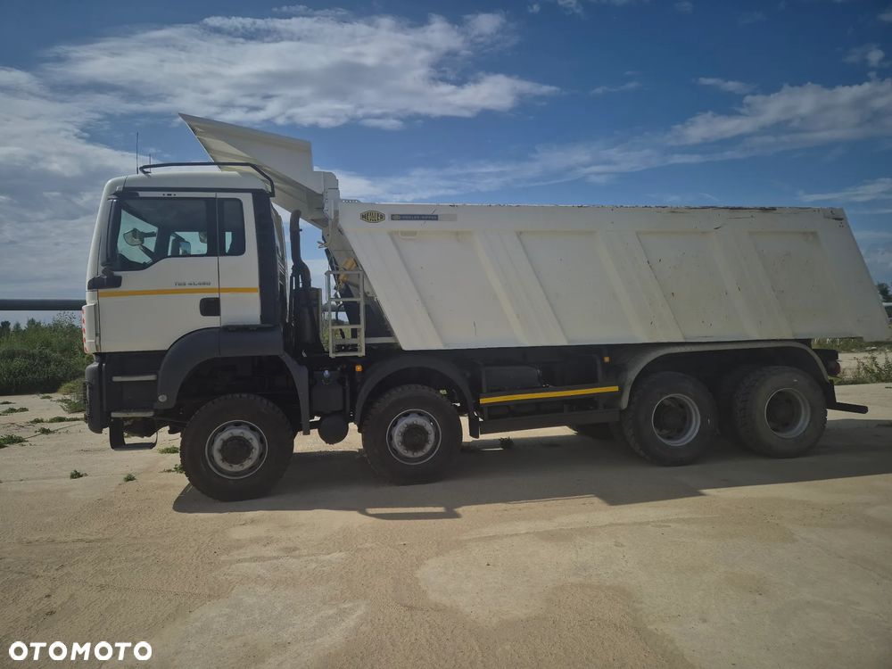 MAN TGS 41.460 8x8, MILLER hardoks, wywrotka, 89 000km, bardzo ładny stan, klima - 8
