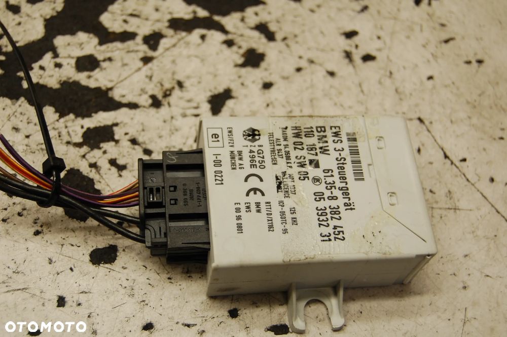 MODUŁ STEROWNIK EWS 61358382452 BMW 5 E39 - 1