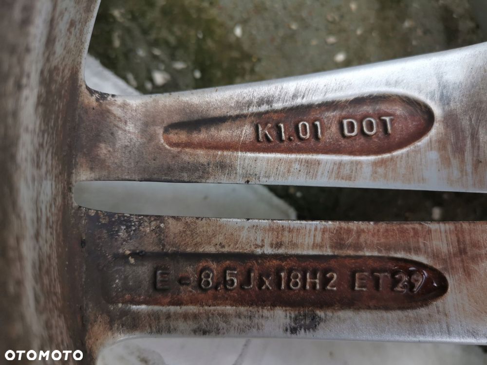 koła felgi aluminiowe audi oe 8w0601025de 8.5" x 18" 5x112 et29 - 6