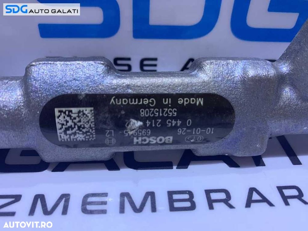 Rampa cu Senzor Presiune Injectoare Fiat 500L 1.6 JTD Multijet 2012 - Prezent Cod  55215208 0445214192[S0280] - 5