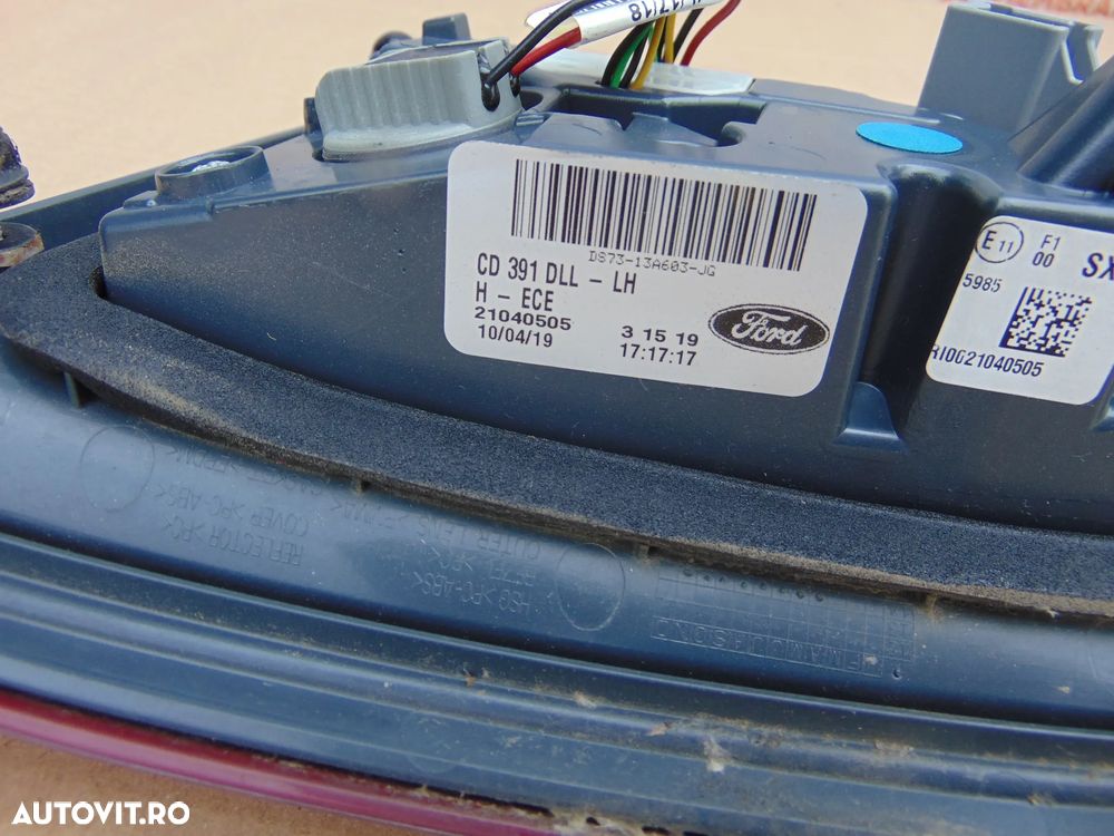 Stop haion Ford Mondeo Mk5 sedan an 2014-2022 lampa haion spate stanga dreapta cod ds7313a602je ds7313a603jg - 5