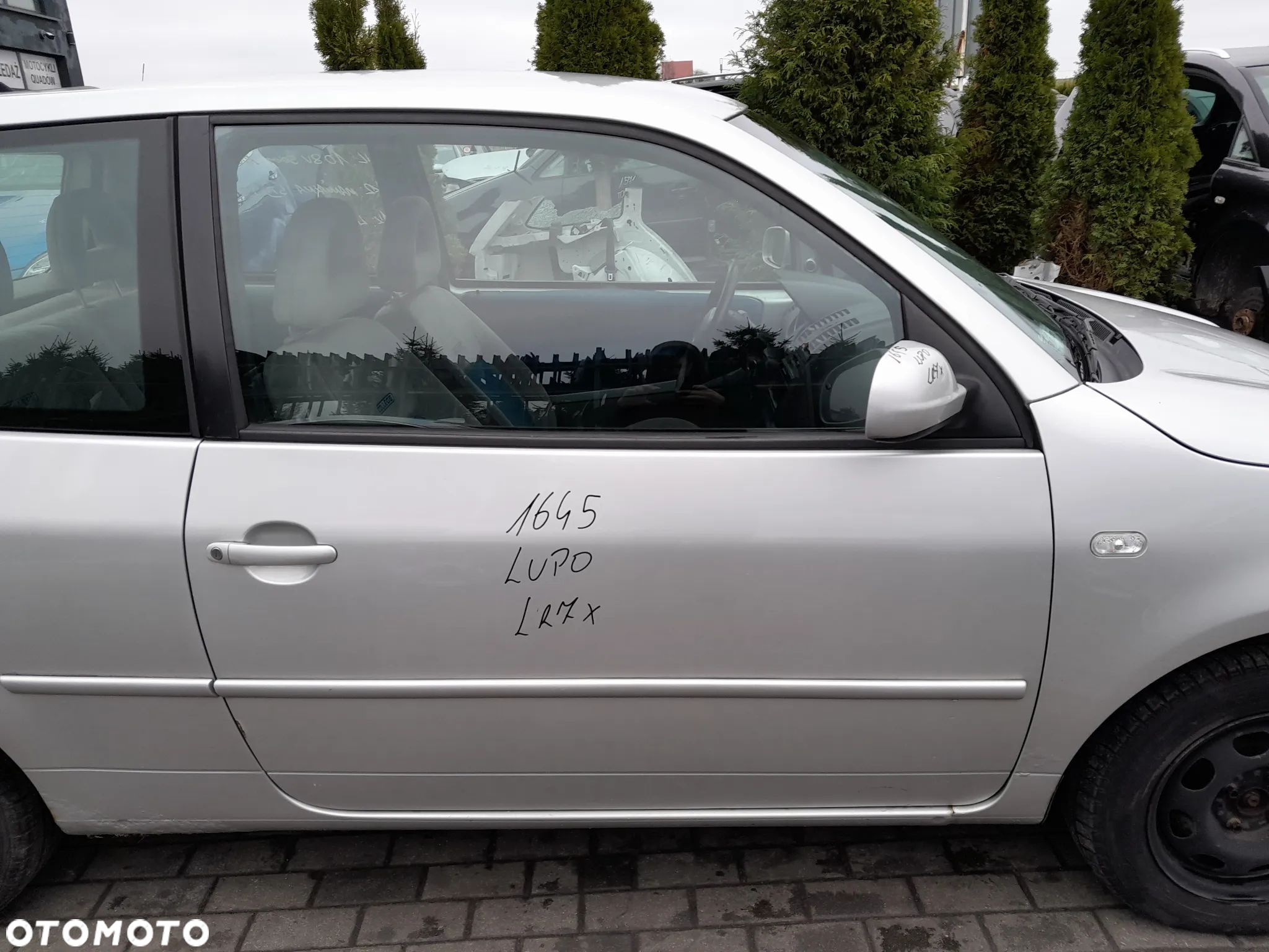VW LUPO DRZWI PRAWE PRZEDNIE PRAWY PRZÓD KOLOR: LR7X - 1