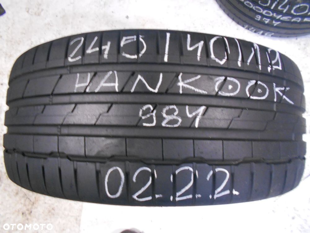 OPONA POJEDYNKA  245/40R19 HANKOOK VENTUS S1 EVO 3 DOT 0222 7MM - 1
