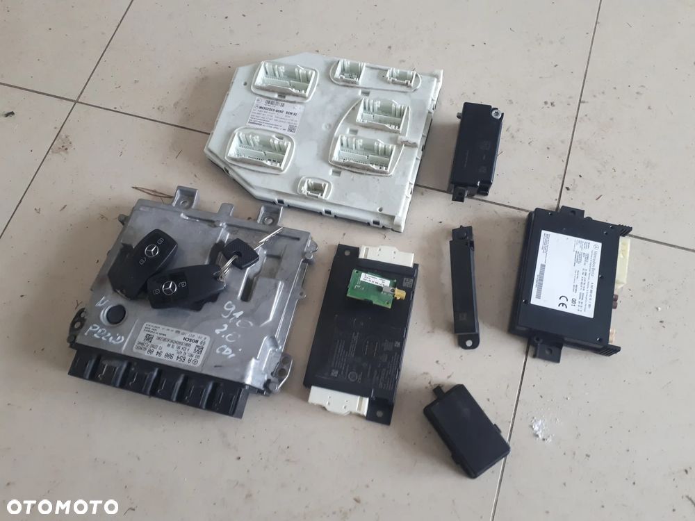MERCEDES SPRINTER 907 910 2.0 CDI KOMPUTER KOMPLETNY ZESTAW 6549009400 - 1