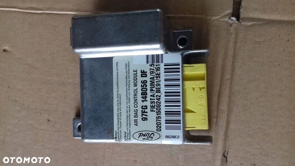 SENSOR MODUŁ AIRBAG FORD FIESTA MK4 97FG14B056DF - 1