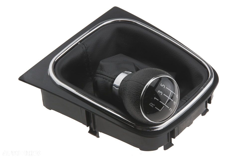 Maner schimbator viteze cu rama si manson Vw Golf 5 2003-, Golf 6 2008-, Golf Plus 2005-, Jetta 2006-, 6 Viteze, NTY GZB-VW-011 - 1