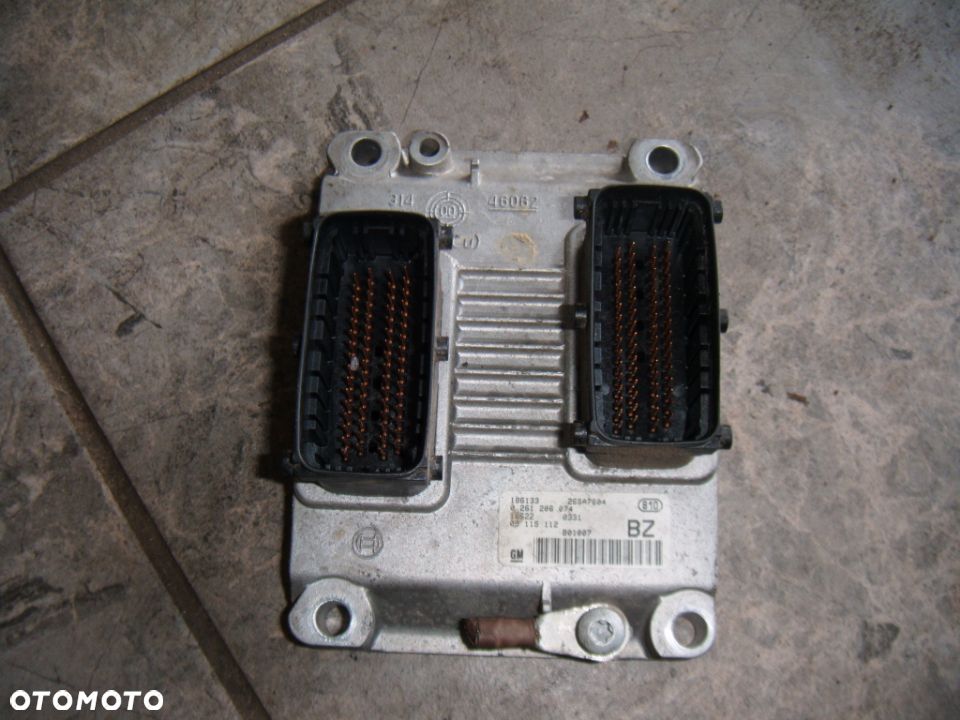 opel corsa c 04r komputer silnika  nr 09115112 - 1