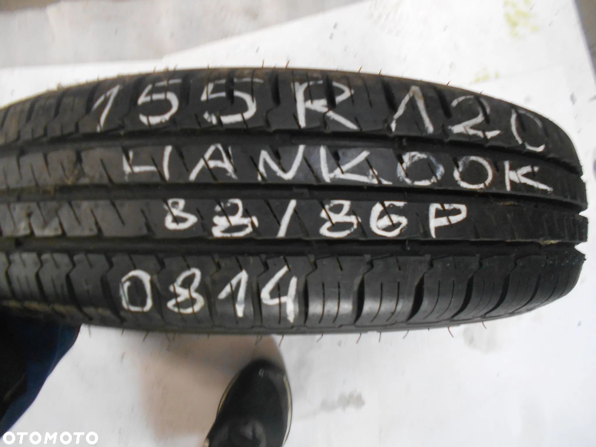 OPONA POJEDYNKA 155R12C HANKOOK VANTRA LT DOT 0814 9MM - 1