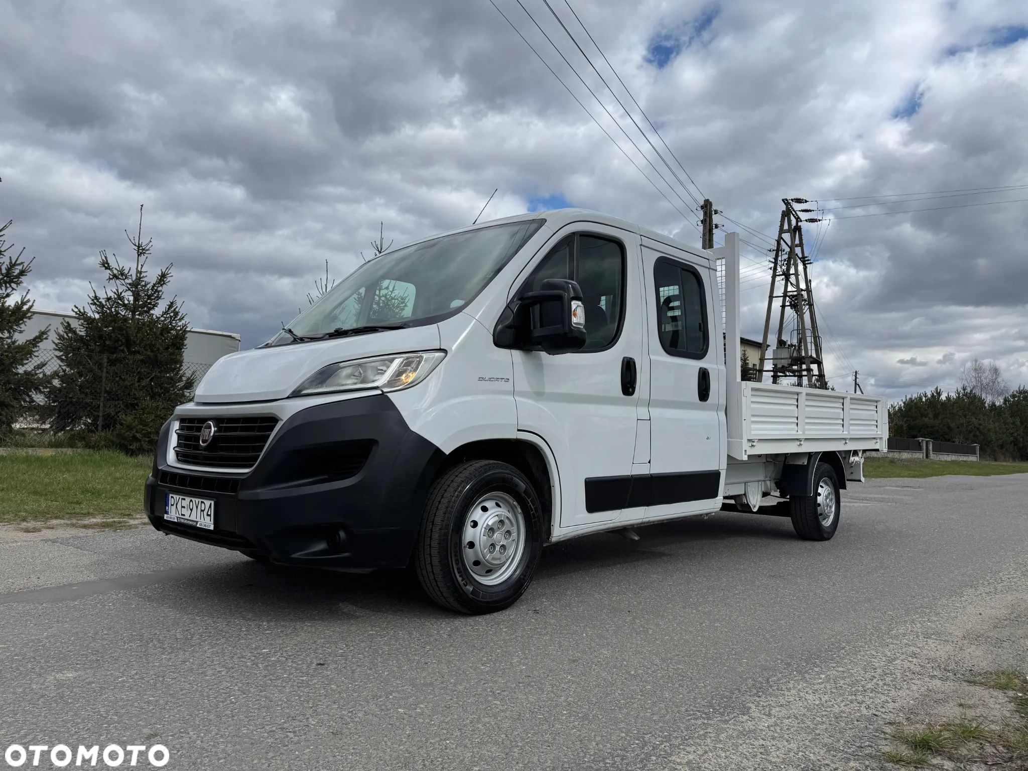 Fiat Ducato * 2.3 / 130KM * DOKA / Brygadówka * Skrzyniowy * - 1