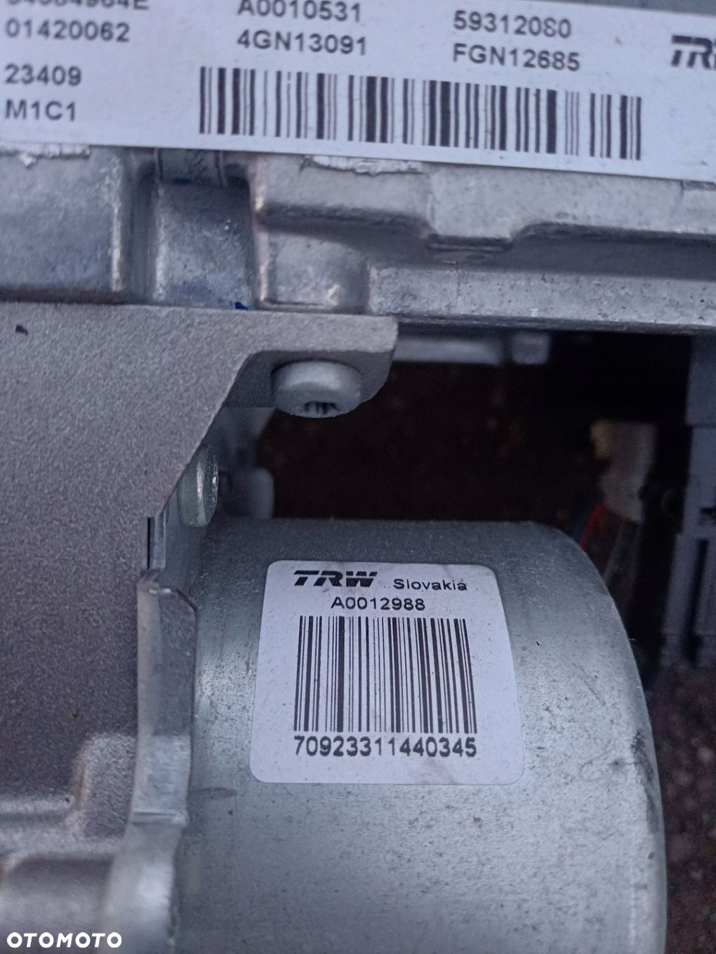 Elektryczne wspomaganie TRW A0012988 MAZDA 2 2009 ROK 1.3 sterownik komplet - 3