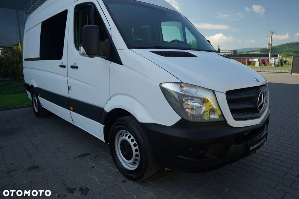 Mercedes-Benz SPRINTER 310 CDI / BRYGADÓWKA  7 MIEJSC / MANUAL / BLASZAK / FURGON - 9