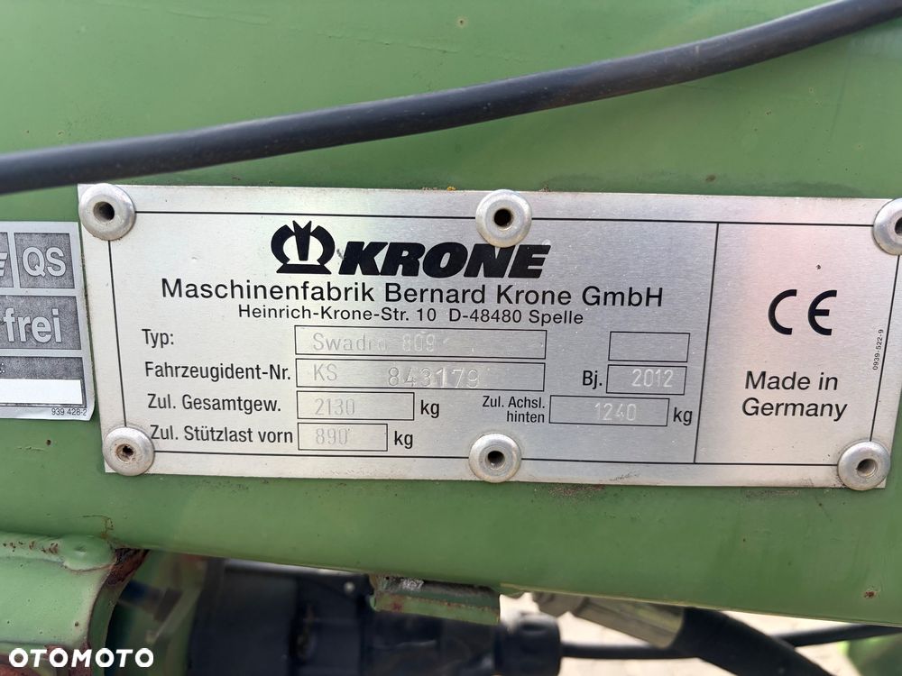 Krone Swadro 809 - 10