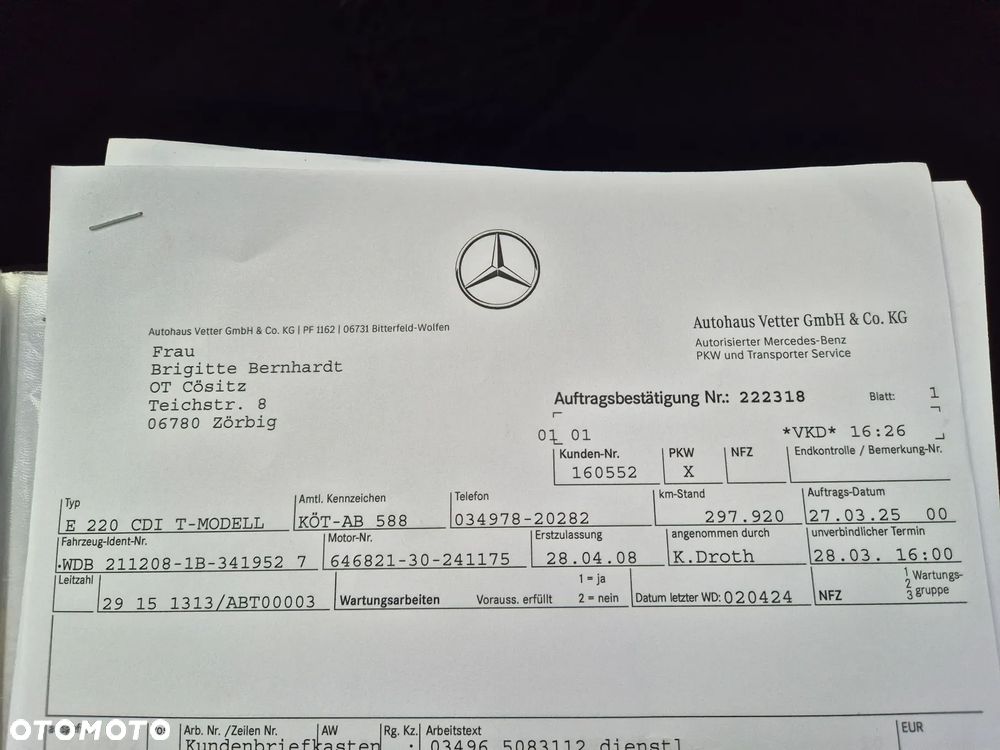 Mercedes-Benz Klasa E 220 CDI Automatik Elegance - 20