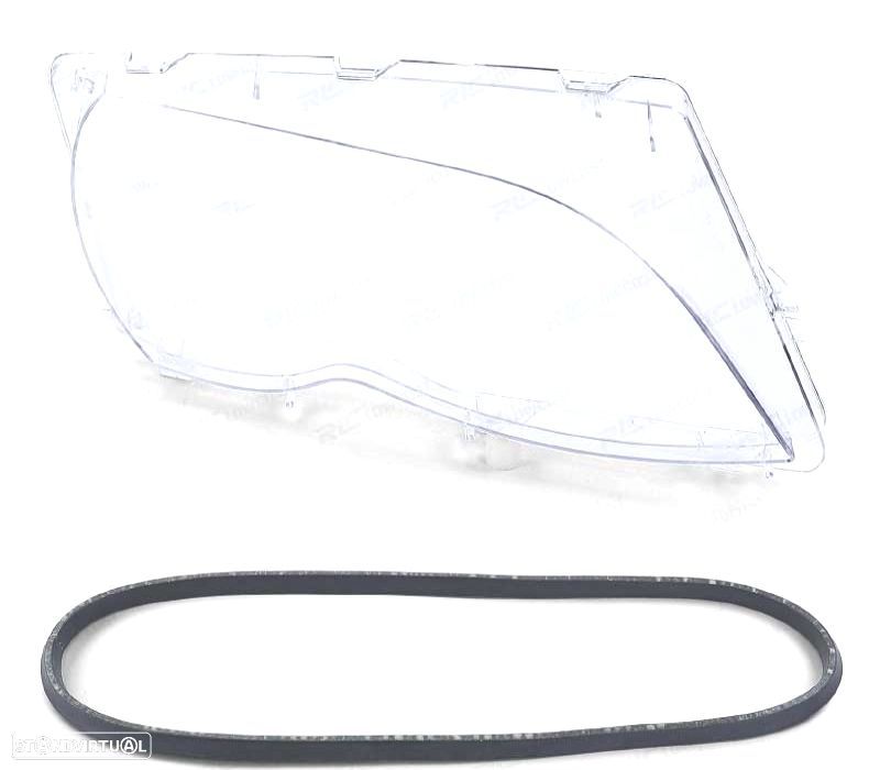 VIDRO FARÓL OPTICA FRONTAL DIREITA BMW E46 BERLINA TOURING 01-05 - 4