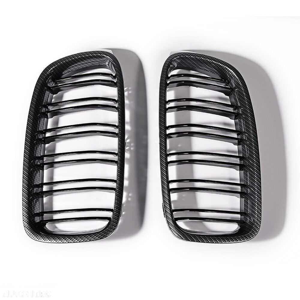 Grile Nari Duble M BMW F30 F31 F35 F80 CARBON, Capace Oglinzi M - 6