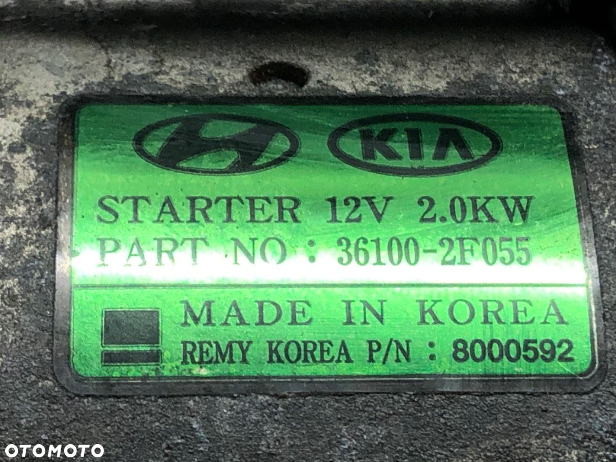 ROZRUSZNIK - 260.00 PLN - HYUNDAI ix35 (LM, EL, ELH) 2009 - 2022 2.0 CRDi 135 kW [184 KM] olej - 4