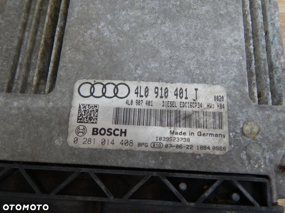Komputer sterownik 3.0 TDI Audi Q7 4L Touareg cayenne 02-15 4L0910401J Łuków części - 2