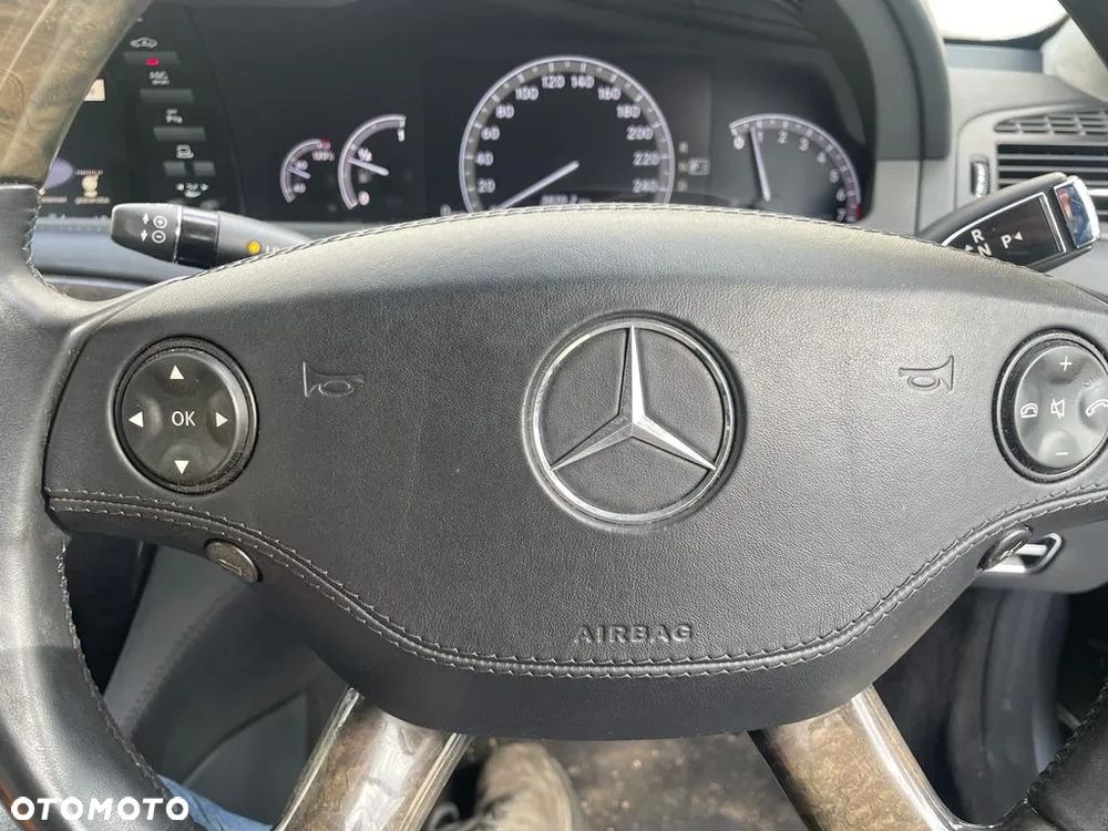 poduszka airbag kierowca mercedes w216 w221 skora idealna - 1