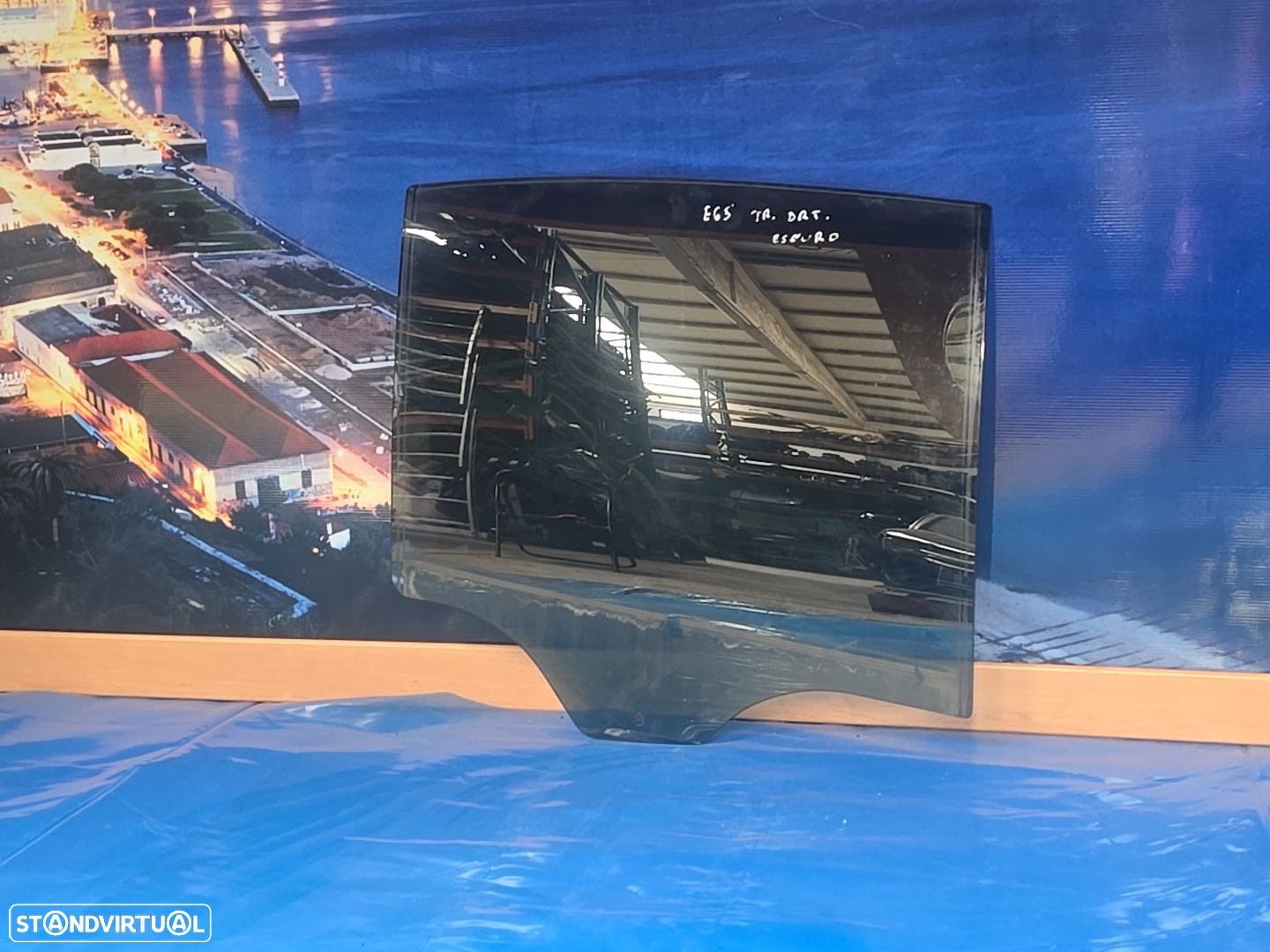 Vidro da porta traseira direita escuro originais vidro laterais para bmw série 7 e65 2001- (2x no estoque) - 1