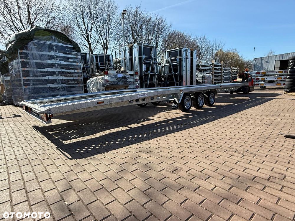 Gala BBG Laweta Gala raz łamana 8,5x2,05m 3 osie DMC 3500kg koła 195r13c super lekka 850 kg dostawa MOTOMUS - 9