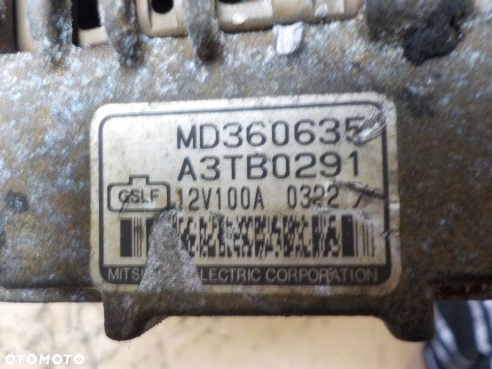 MITSUBISHI CARISMA 1.8 GDI ALTERNATOR A3TB0291 MD360635 - 4