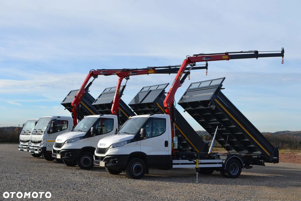 Iveco Daily 50C15 50C18 Nowy żuraw HDS HYVA HA 33 udźwig 2285 kg3-stronny wywrot Kiper Wywrotka Fassi M40 - 9