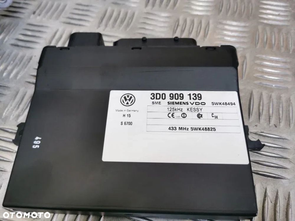 VW TOUAREG 7L 03-09R ZESTAW STARTOWY 3.0 TDI BKS V6 ROZRUCHOWY DO ODPALENIA 3D0909139 7L0907401 1 KLUCZYK - 3