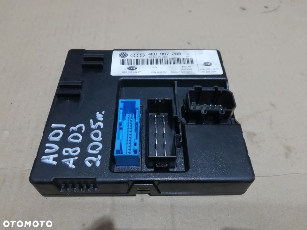 MODUŁ KOMFORTU AUDI A8 D3 4E0907289
