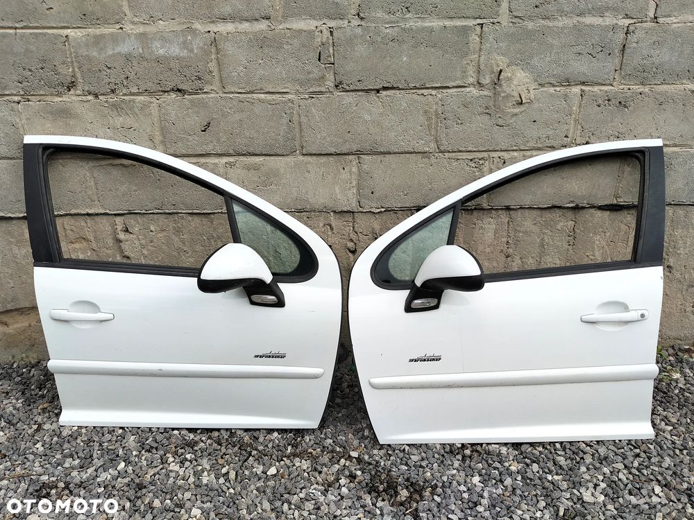 DRZWI PRZÓD  PEUGEOT 207 EWPB LEWE PRAWE
