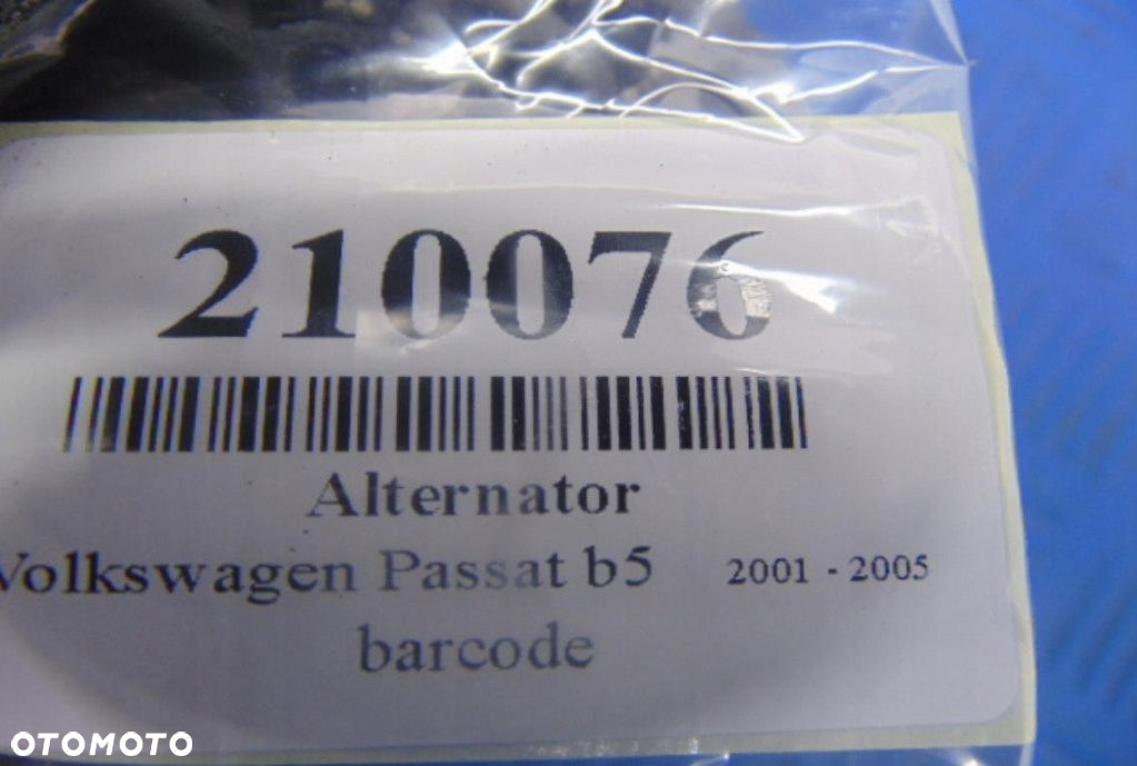 VOLKSWAGEN PASSAT B5 1.9TDI ALTERNATOR - 7