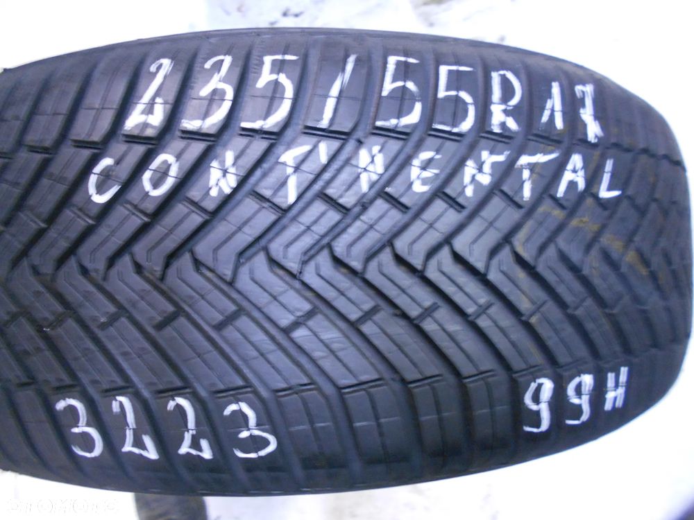 OPONA POJEDYNKA 235/55R17 CONTINENTAL ALLSEASON CONTACT DOT 3223 8MM - 1
