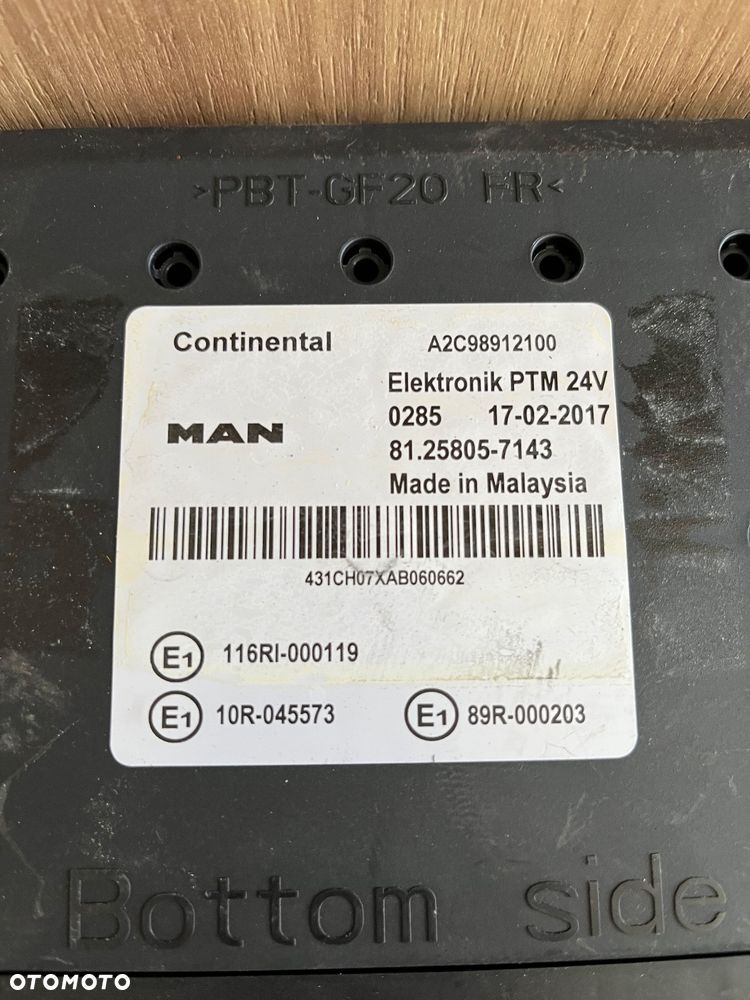 Sterownik PTM MAN TGX TGS euro 6 komputer - 2