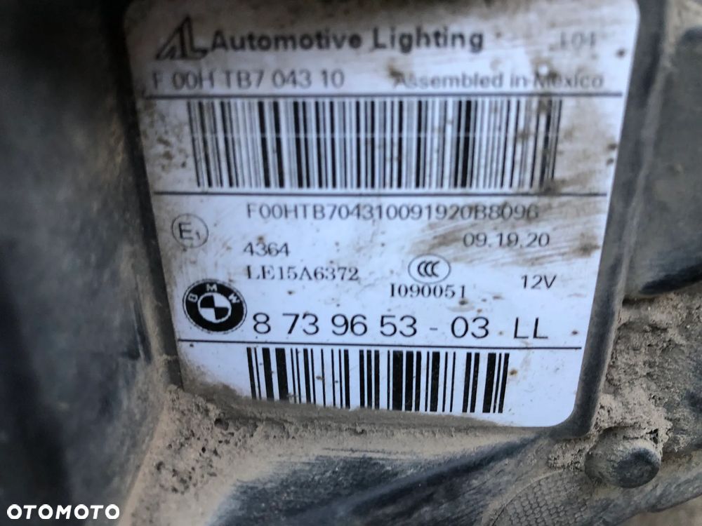 BMW X3 G01 X4 G02 FULL LED ADAPTIVE LAMPA PRZÓDLEWA PRAWA 8739653 8739654 - 10