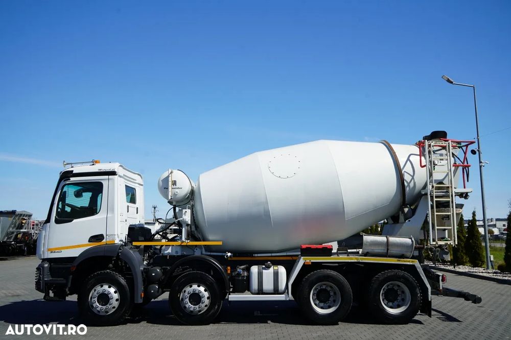 Mercedes-Benz AROCS 3240 / 9M3 BETONIERĂ / 8x4 / BETONIERĂ / AUTOMATĂ / CAMERĂ / JANTE DIN ALIAJ / - 4