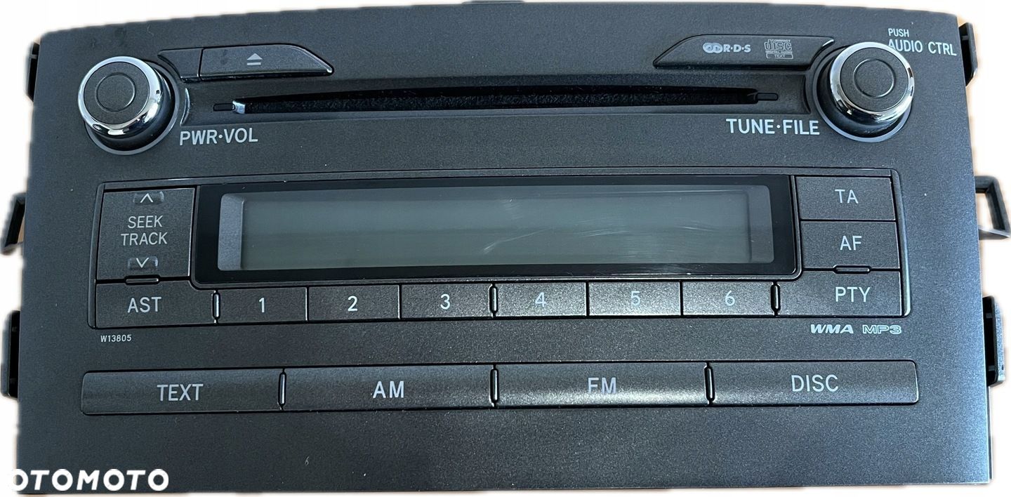 Radio MP3 Toyota Auris 2007- NIE WYMAGA KODU - 1
