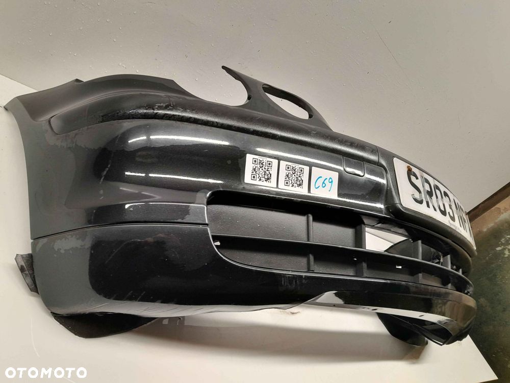 ^ ZDERZAK PRZÓD PRZEDNI BMW E46 SERIA 3 COMPACT SCHWARZ 2 II CZARNY - 3