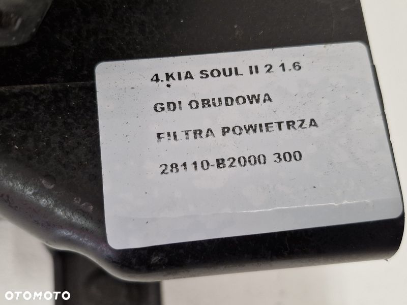 KIA SOUL II 2 1.6 GDI OBUDOWA FILTRA POWIETRZA 28110-B2000 - 4