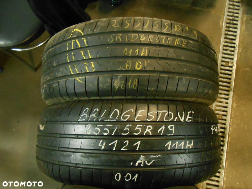 OPONY 255/55R19  BRIDGESTONE ALANZA 001 AO DOT 4121 /  5218 7,9MM - 1