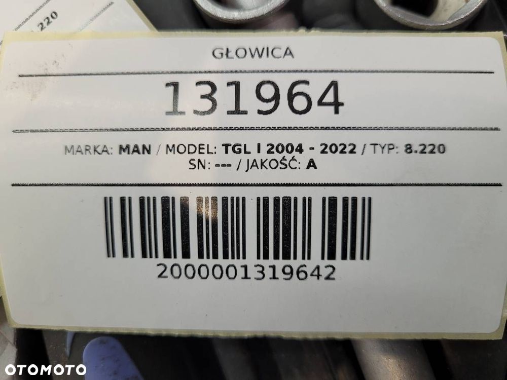GŁOWICA KOMPLETNA MAN TGL I 8.220 - 13