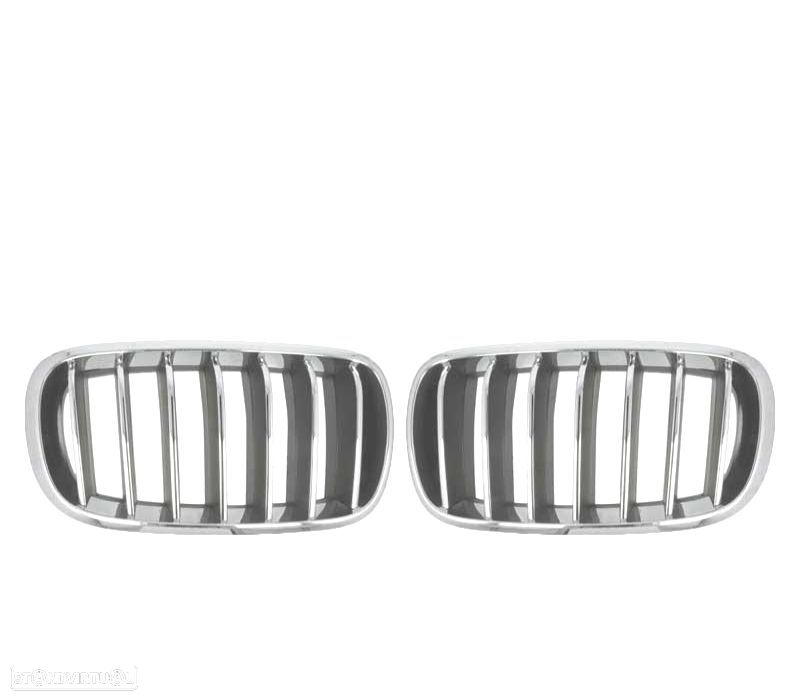 GRELHAS BMW X6 F16 14- CROMADO - 2